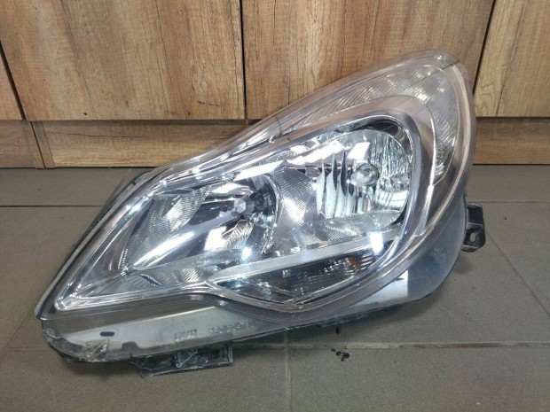 Opel Corsa D facelift 2011- bal első fényszóró. Szép állapotú