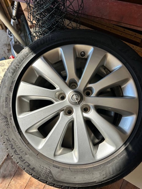 Opel Felni 4 db Gyri 17-es Bridgestone Nyri Gumikkal