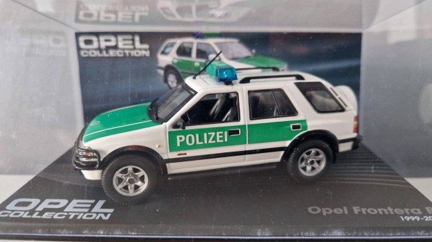 Opel Frontera Polizei 1:43 1/43 modell Collection kisaut rendrsg