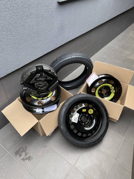 Opel Gyáriúj Vékony Helytakarékos Mankókerék Pótkerék Új Felni Új Gumi