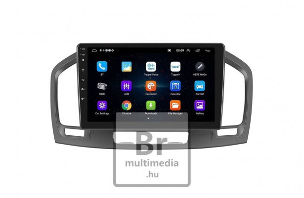 Opel Insignia Android Kijelző Rádió Multimédia Carplay Navigáció Hifi