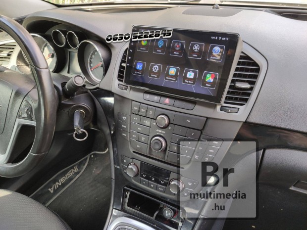 Opel Insignia Android Rádió Multimédia 2Din Kijelző Navigáció Carplay