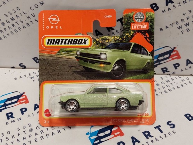 Opel Kadett C GT/E (1975) - 40/100 - bliszteres -  Matchbox - 1:64