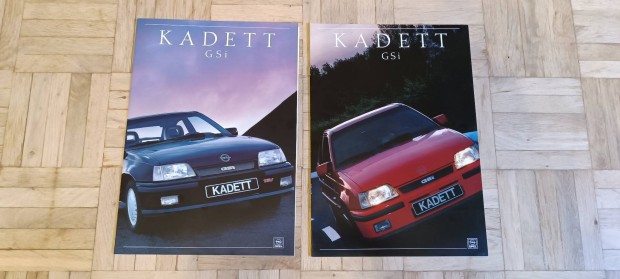 Opel Kadett E GSI gyári prospektus eredeti katalógus veterán