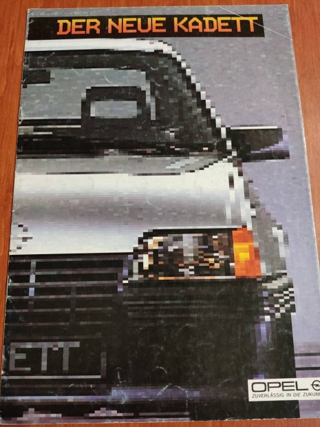 Opel Kadett E prospektus 1984.
