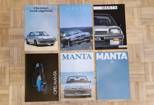 Opel Manta eredeti prospektus lers katalgus gyjtemny 