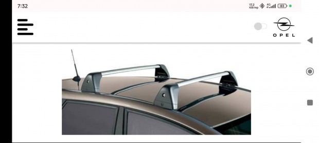Opel Meriva B tetcsomagtart 