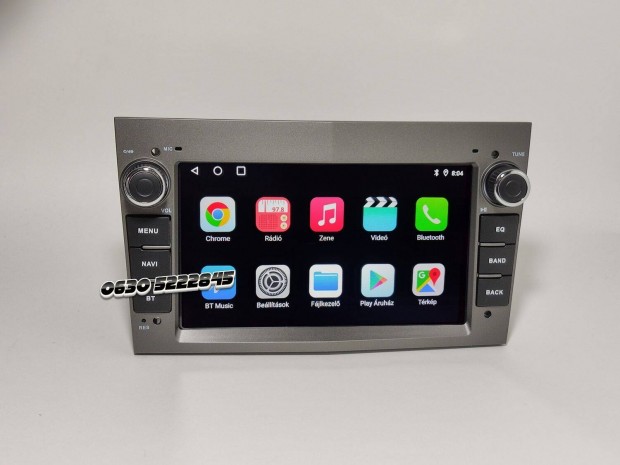 Opel Meriva Vivaro Combo Android Multimédia Rádió Navigáció 2Din Hifi