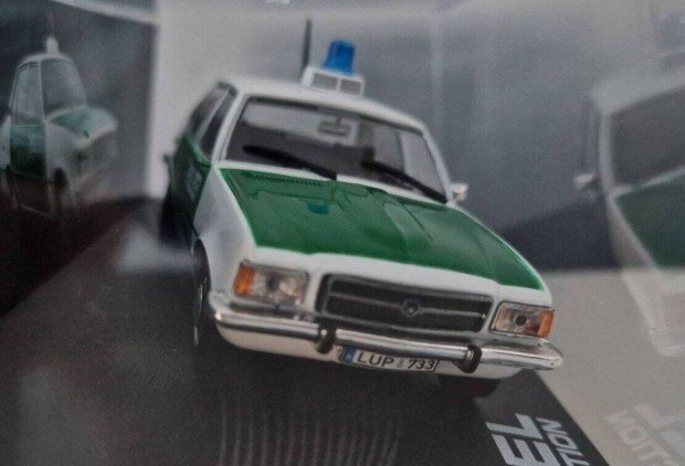 Opel Rekord D Polizei 1:43 1/43 modell rendrsg Collection Altaya
