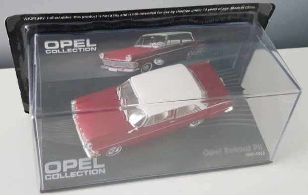 Opel Rekord P2 1:43 1/43 modell Collection kisaut oldtimer bontatlan