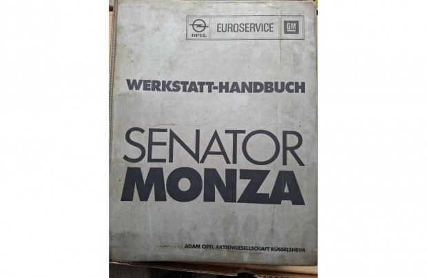 Opel Senator Monza kézikönyv eladó
