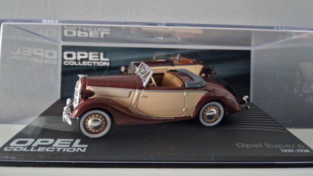 Opel Super 6 1:43 1/43 modell Collection kisaut oldtimer cabrio