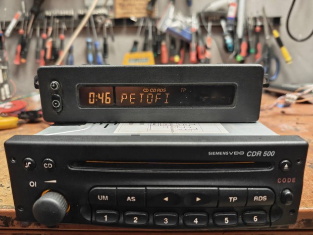 Opel VDO CDR500 Bluetooth autórádió