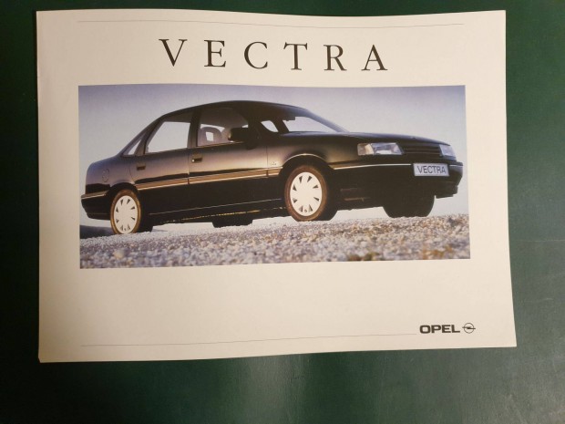 Opel Vectra GL prospektus -tpuslap