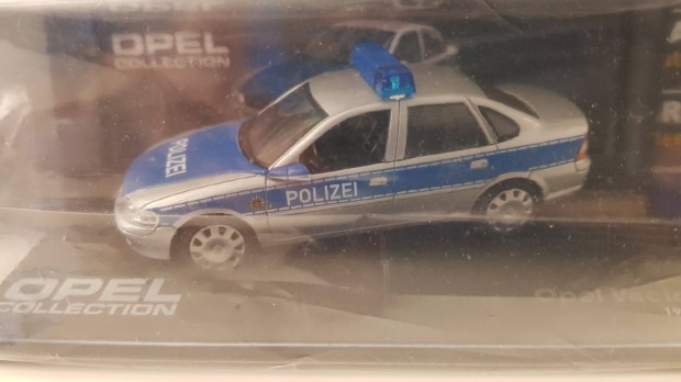 Opel Vectra Polizei 1:43 1/43 modell Collection kisaut rendrsg