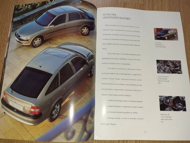 Opel Vectra (B) (1995-1999) prospektus - magyar nyelv