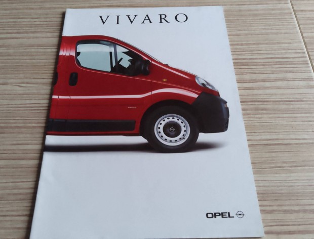 Opel Vivaro (2001) magyar nyelv prospektus, katalgus.