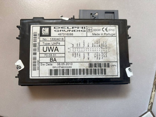 Opel Zafira B Bluetooth modul 13304018