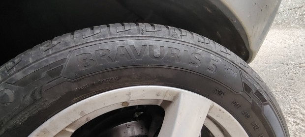 Opel, Ronal 5X110 alufelni garnitra Barum nyri gumikkal elad.