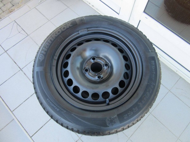 Opel acélfelni 185/65 R15 Hankook téli gumival eladó
