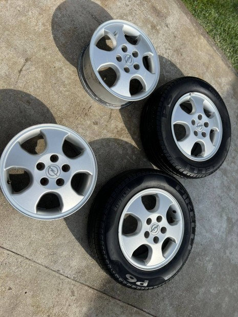 Opel alu alumnium felni kerk szett garnitra 15" 15coll 15inc 5x110