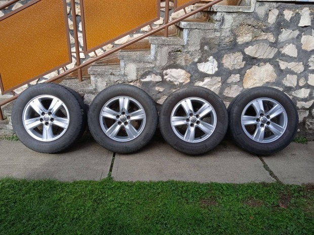 Opel alufelni 16"X6,5" Continental 215/65 R16 nyári gumival eladó