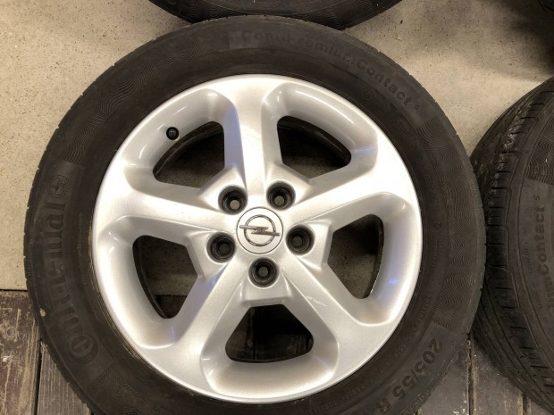 Opel alufelni 16 col 5x110, 205 55 16 nyri gumi