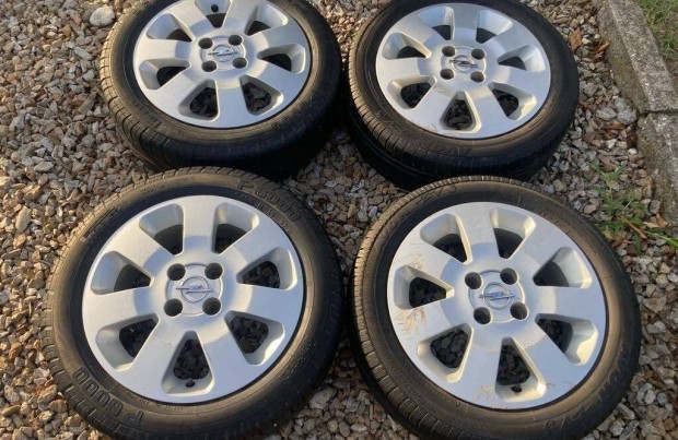 Opel alufelni 4x100 GM 185/55 R15 gumikkal