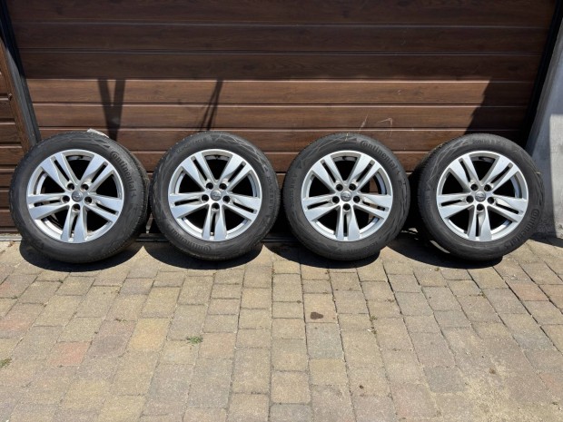 Opel alufelni 16 col 5x105 Continental nyári gumi