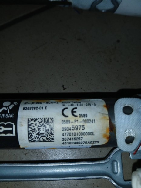 Opel corsa E van fuggönylegzsak 39045975,39045976