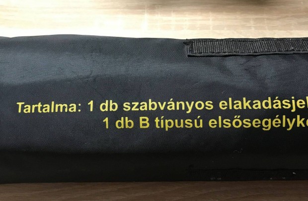 Opel elakad�sjelz� h�romsz�g, s�rga mell�ny