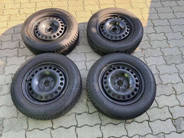 Opel felni (5x105), Dunlop Wintersport 5 tligumi (215/65 R16), Tpms