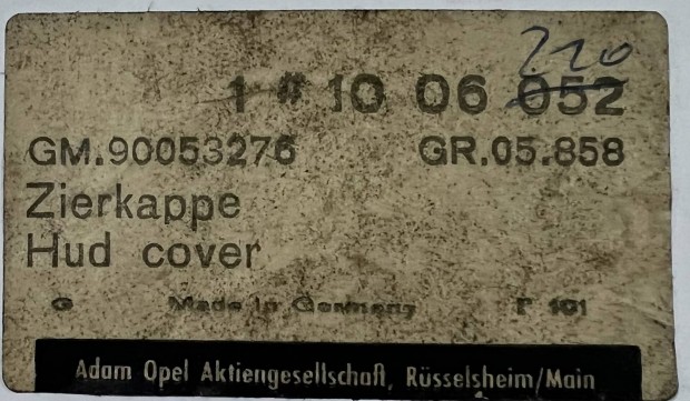 Opel felni kupak