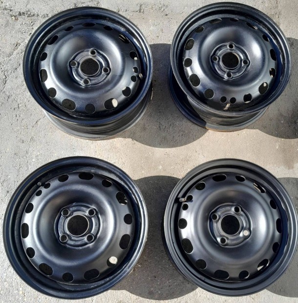Opel gyári 14-es, 4x100 lemezfelni garnitúra eladó