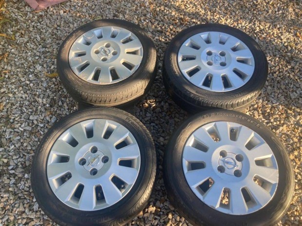 Opel gyri alu 4x100 185/55 R15 gumikkal