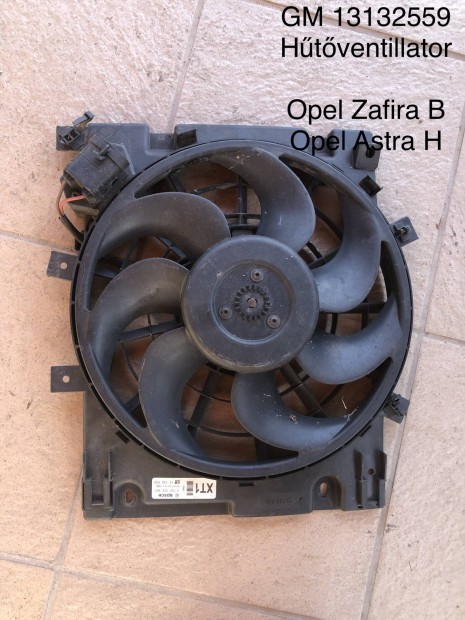 Opel htventillator 13132559