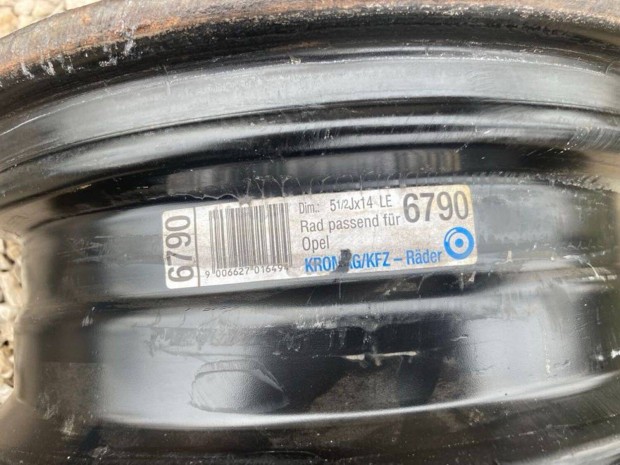Opel lemezfelni 4x100