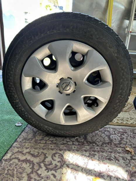 Opel lemezfelni szett 15"
