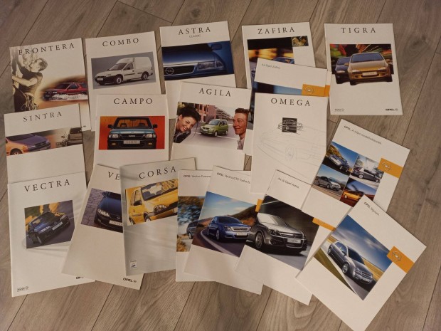 Opel magyar katalógus brossúra prospektus Astra Vectra Corsa Omega