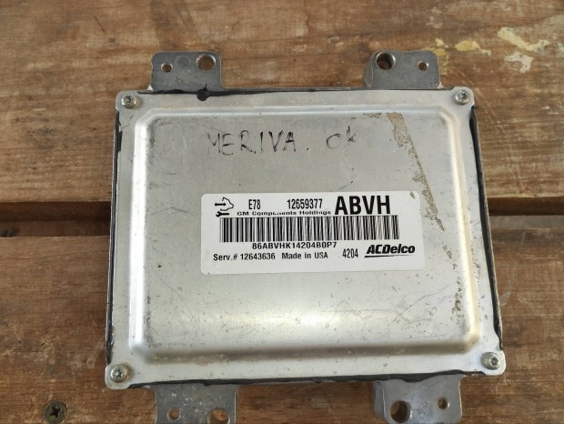 Opel motorvezérlő, B Meriva, J Astra 1.4T