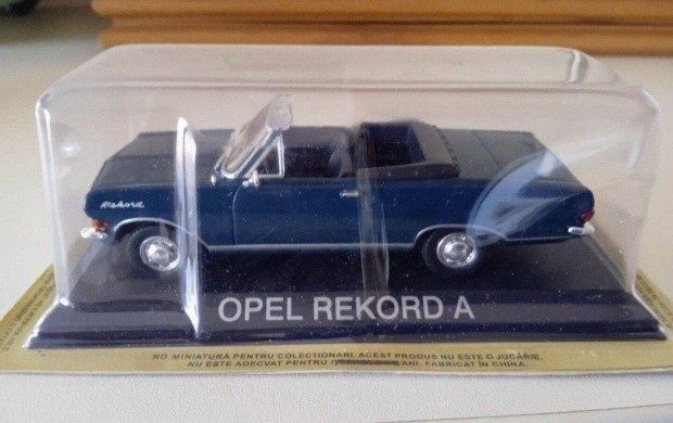 Opel rekord A cabrio kisauto modell 1/43 Elad