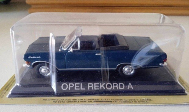 Opel rekord A cabrio kisauto modell 1/43 Elad