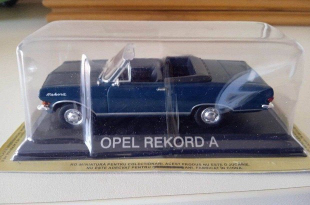 Opel rekord A cabrio kisauto modell 1/43 Elad