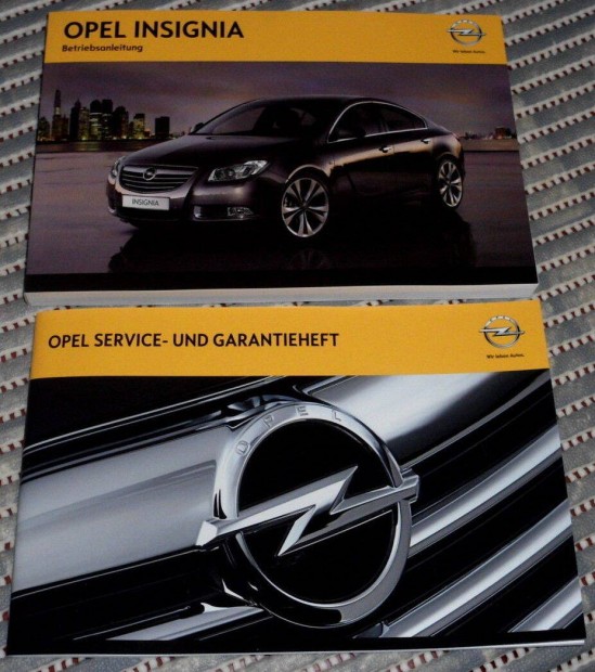 Opel szervizkönyv, üres, német nyelvű!