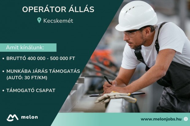 Operátor álláslehetőség