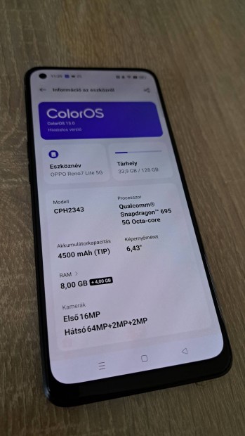 Oppo Reno 7 lite 5G