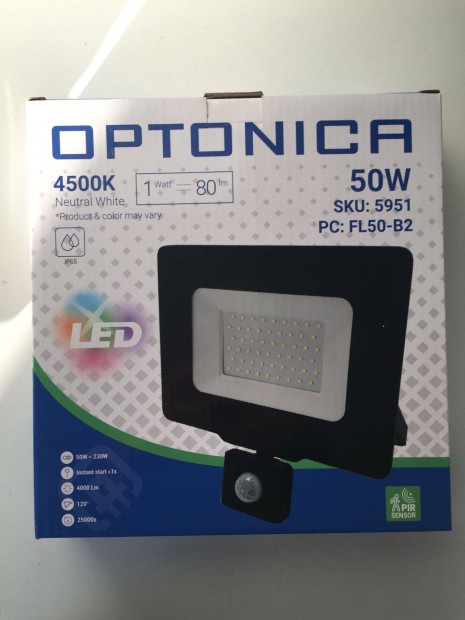 Optonica 5951 LED reflektor mozgsrzkelvel 50W 4500K