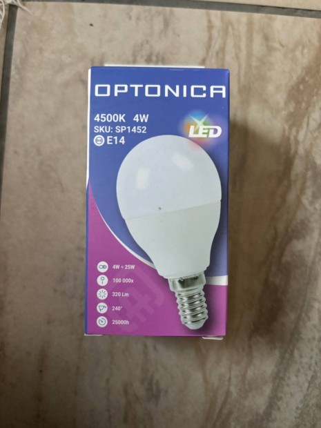 Optonica led g - E14es LED