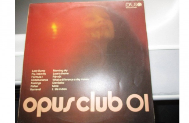 Opus Club 01 diszk vlogats bakelit hanglemez elad