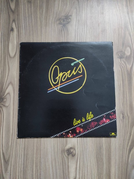 Opus - Live Is Life LP bakelit lemez